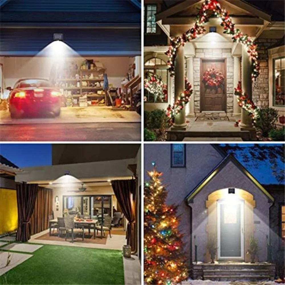 Outdoor Solar Motion Lights 6 Pack Waterproof LED Security Lights Front Door Bac